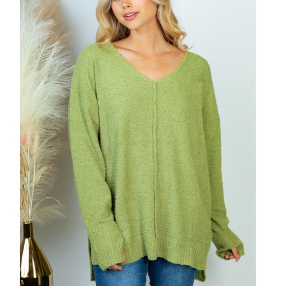 V-Neck Pullover Sweater - Picture 4 of 5